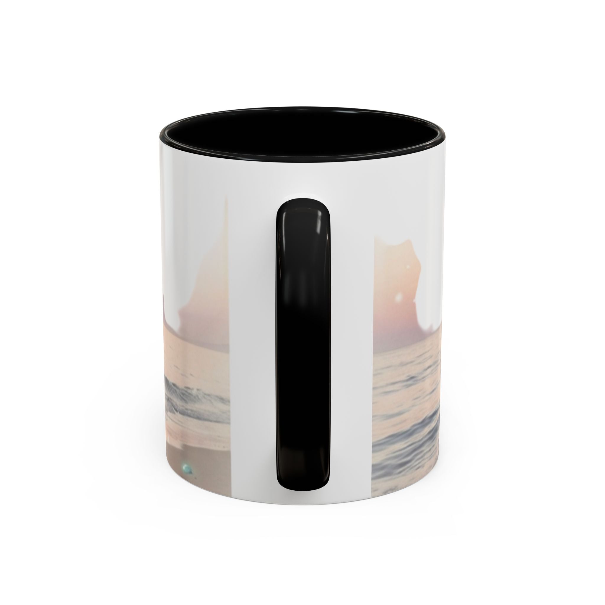 Sunset Beach Accent Mug — Serene Ocean Coastal Coffee Cup (11/15 oz)
