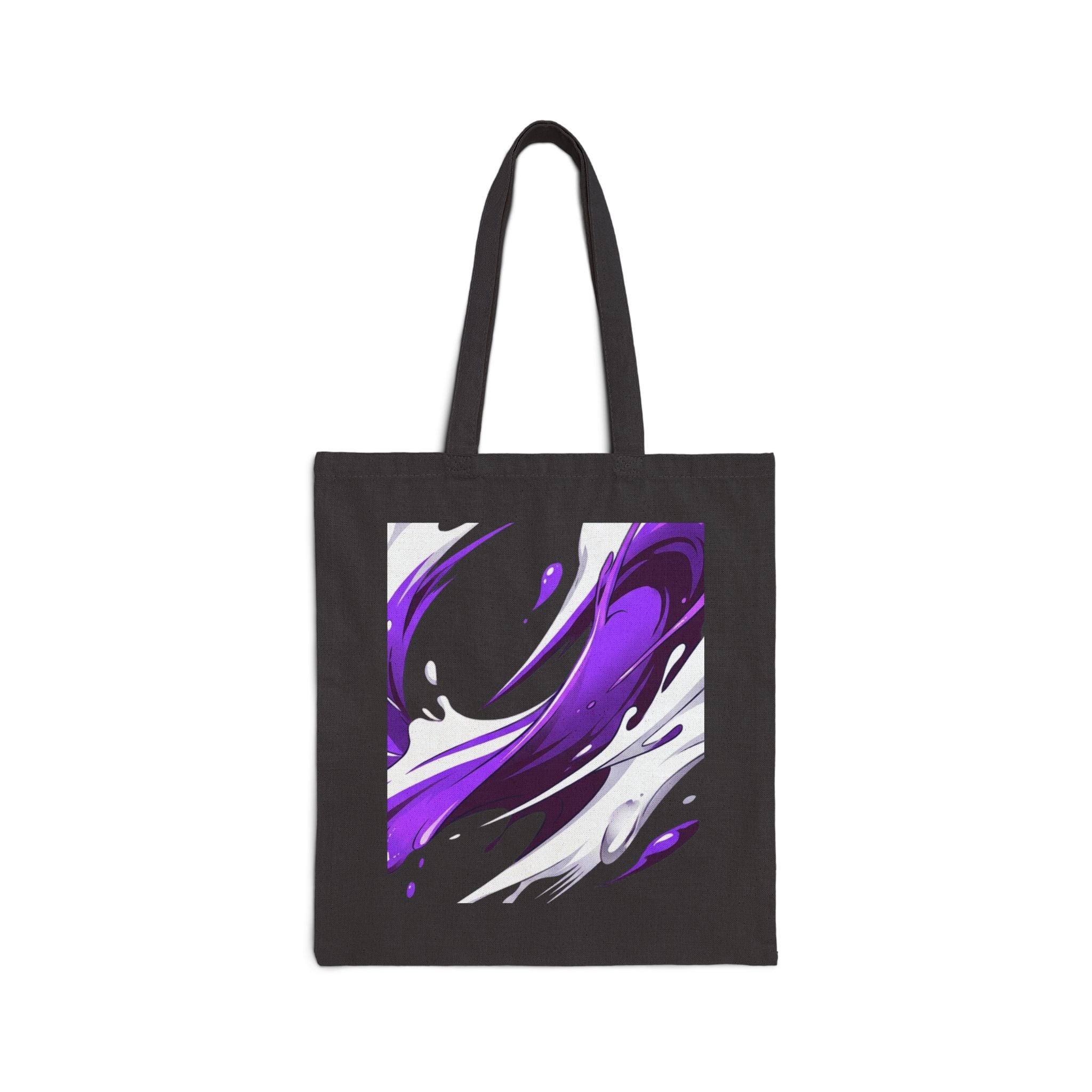 Abstract Purple Brushstroke Tote