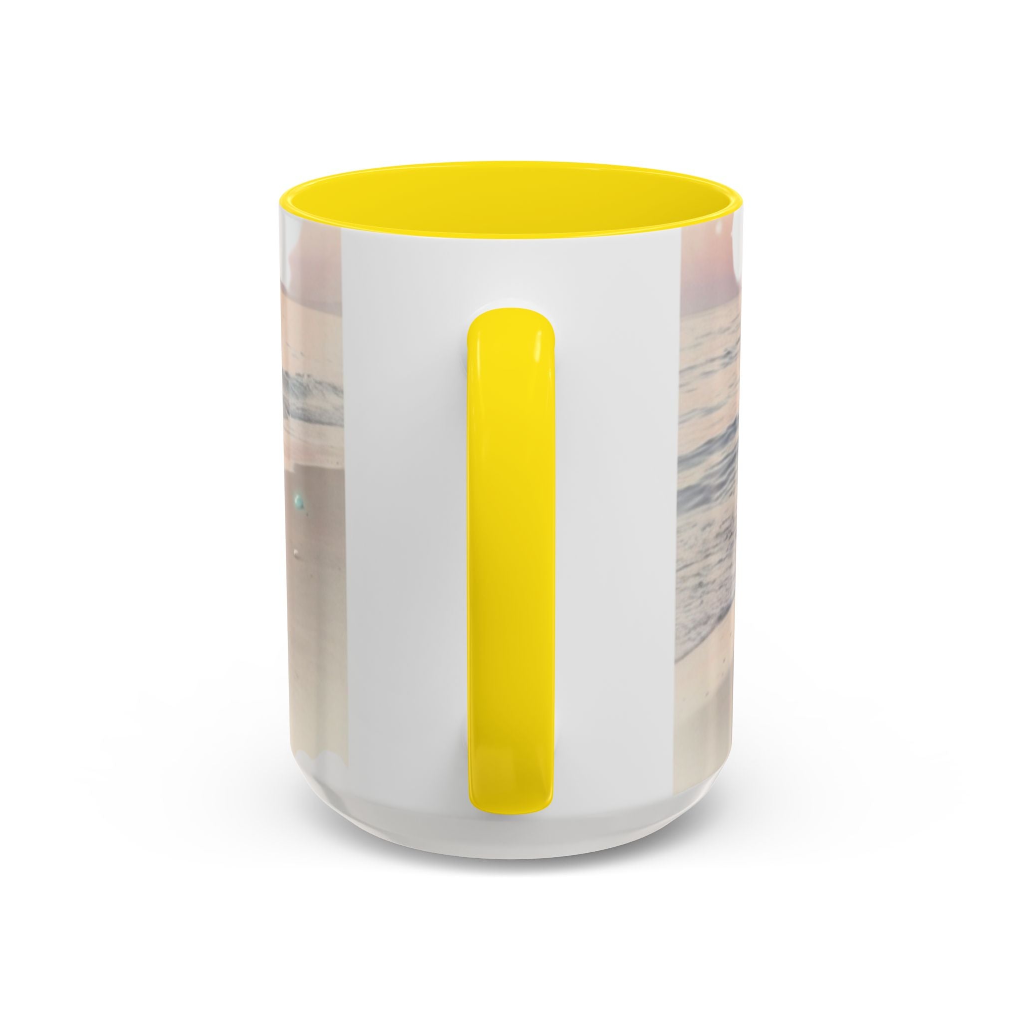 Sunset Beach Accent Mug — Serene Ocean Coastal Coffee Cup (11/15 oz)
