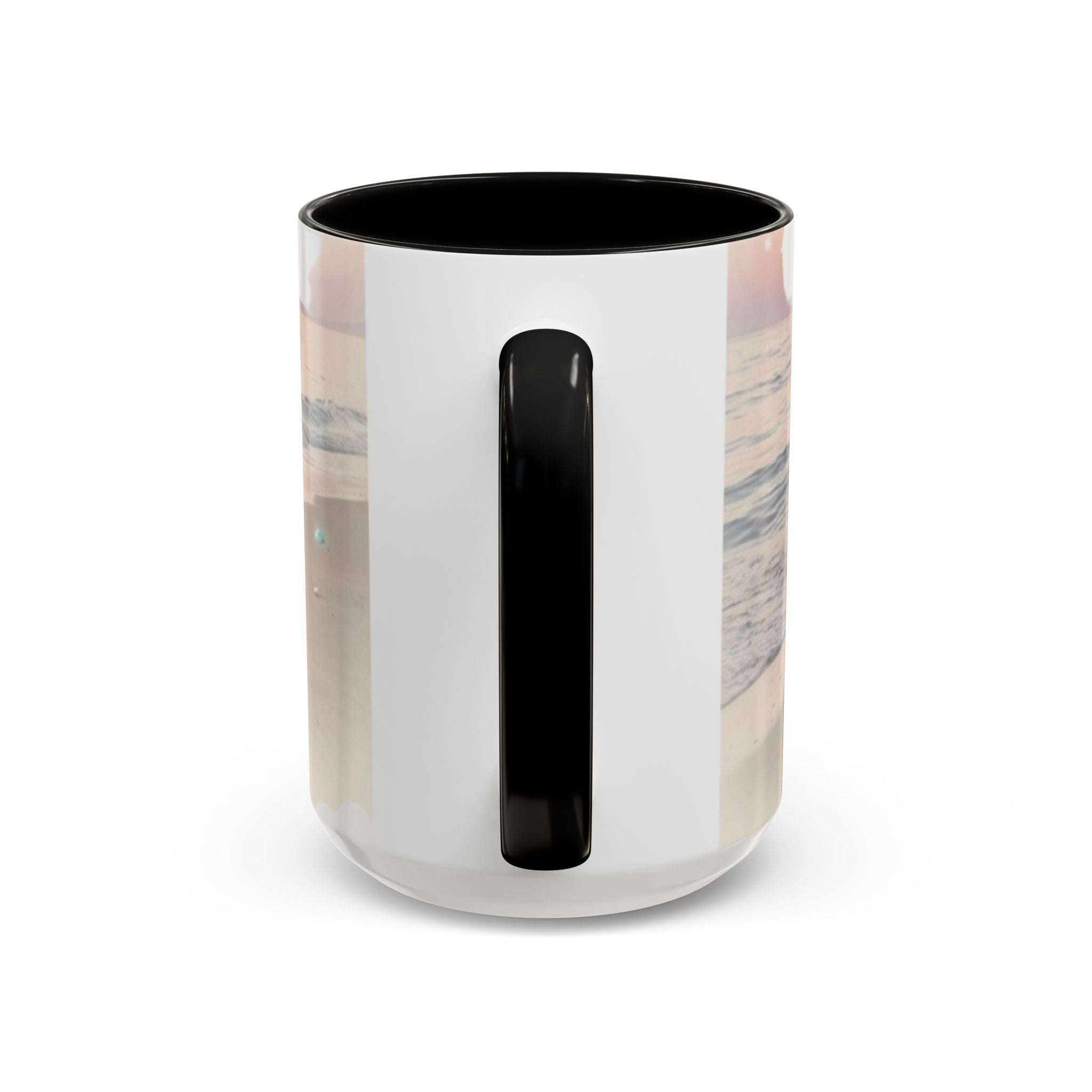Sunset Beach Accent Mug — Serene Ocean Coastal Coffee Cup (11/15 oz)