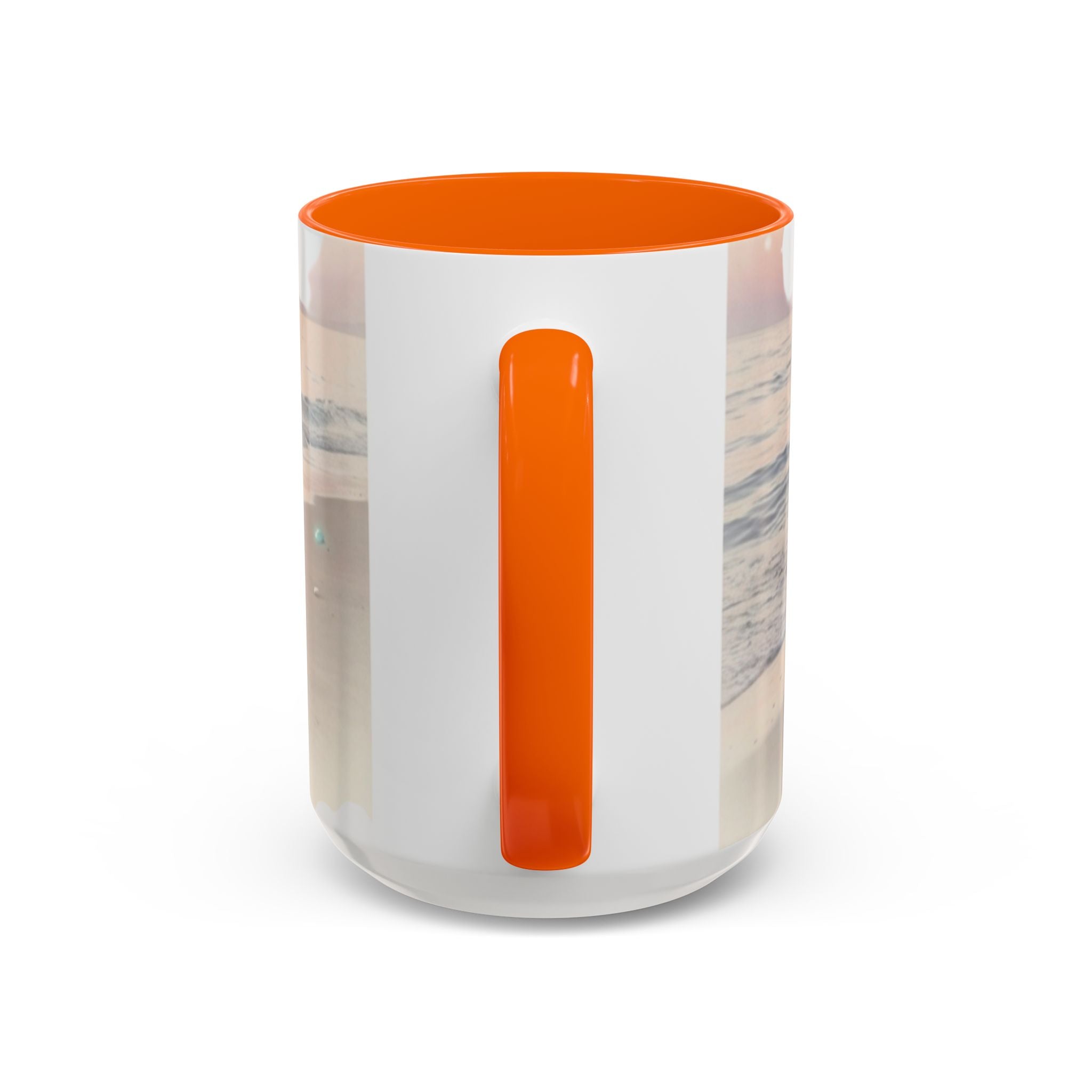 Sunset Beach Accent Mug — Serene Ocean Coastal Coffee Cup (11/15 oz)