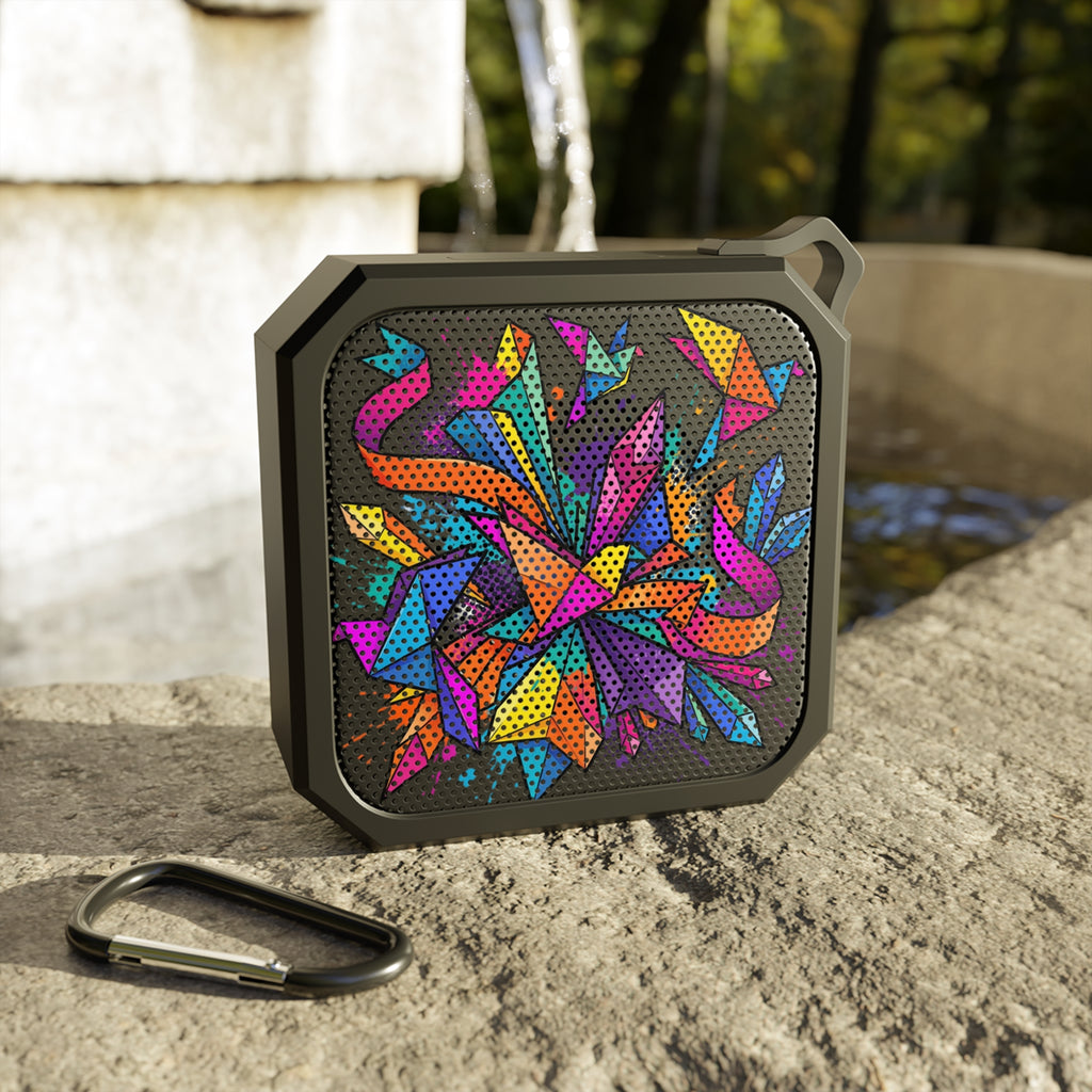 Portable Bluetooth Speaker — Colorful Origami Burst Outdoor Speaker