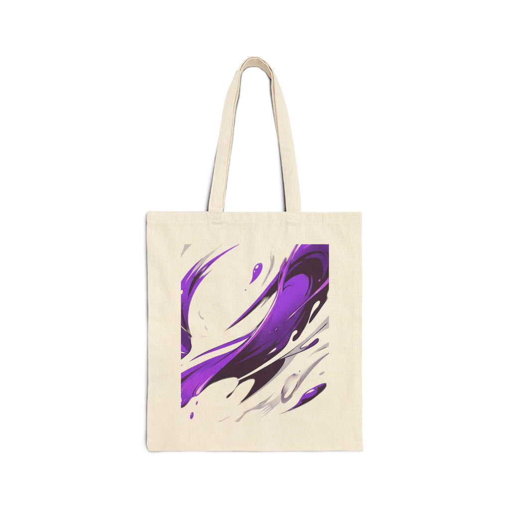Abstract Purple Brushstroke Tote