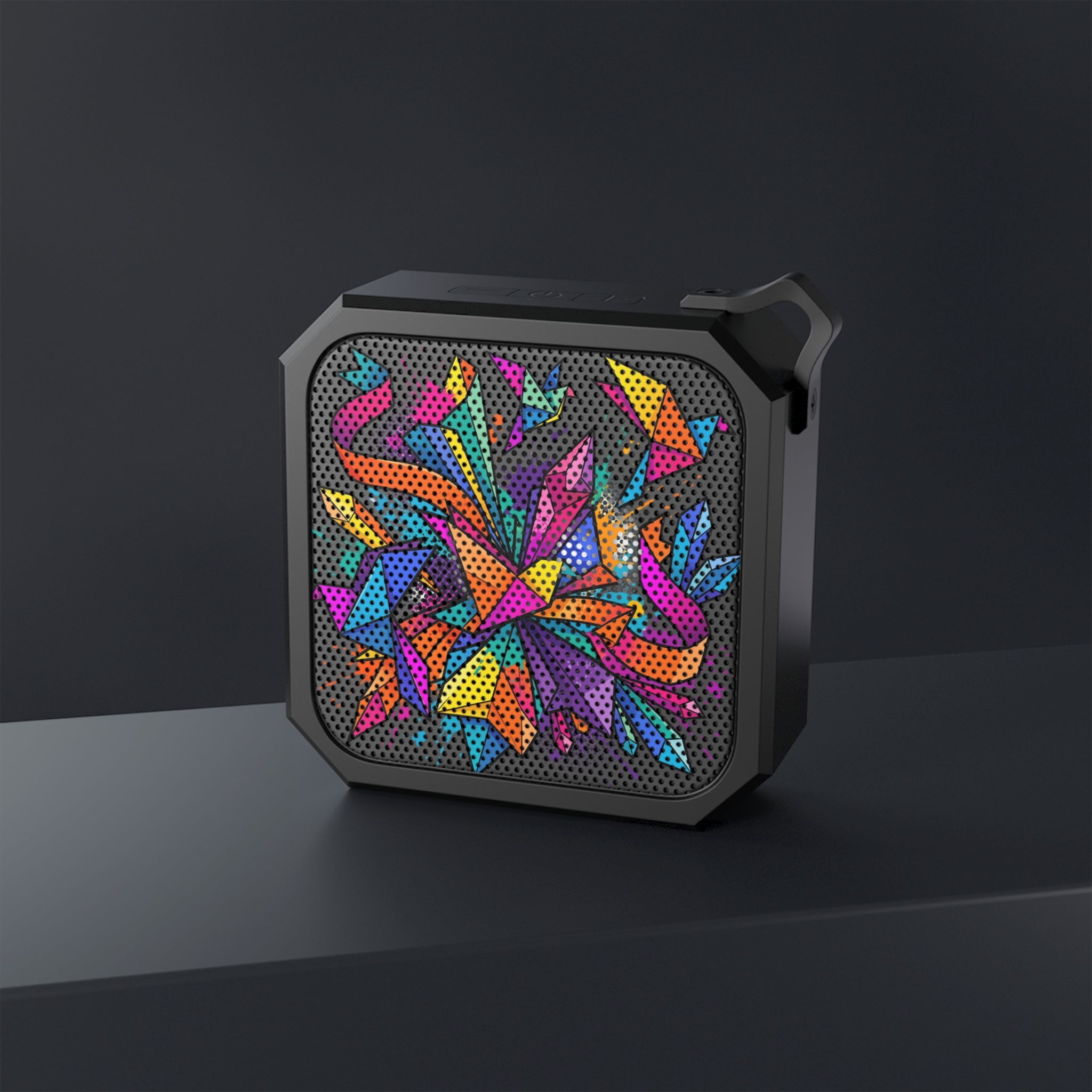 Portable Bluetooth Speaker — Colorful Origami Burst Outdoor Speaker