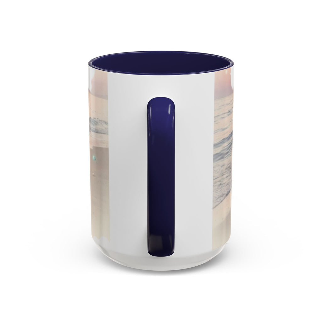 Sunset Beach Accent Mug — Serene Ocean Coastal Coffee Cup (11/15 oz)