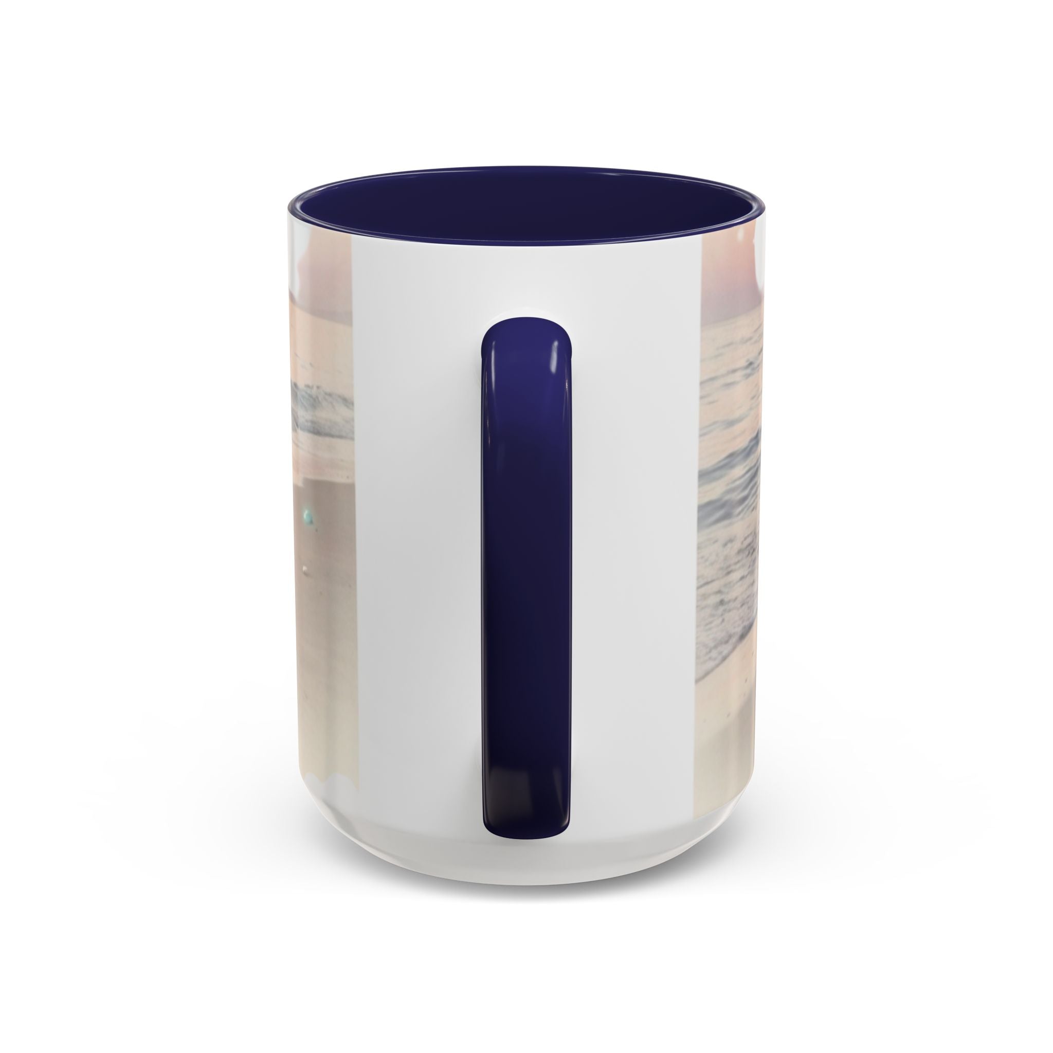 Sunset Beach Accent Mug — Serene Ocean Coastal Coffee Cup (11/15 oz)