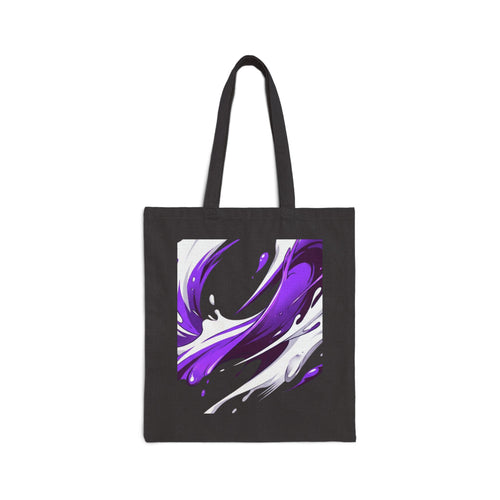 Abstract Purple Brushstroke Tote