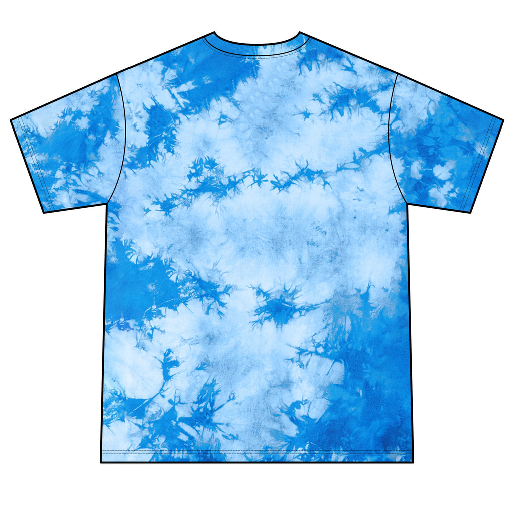 Crystal Tie-Dye Tee — Fantasy Beach Vibes