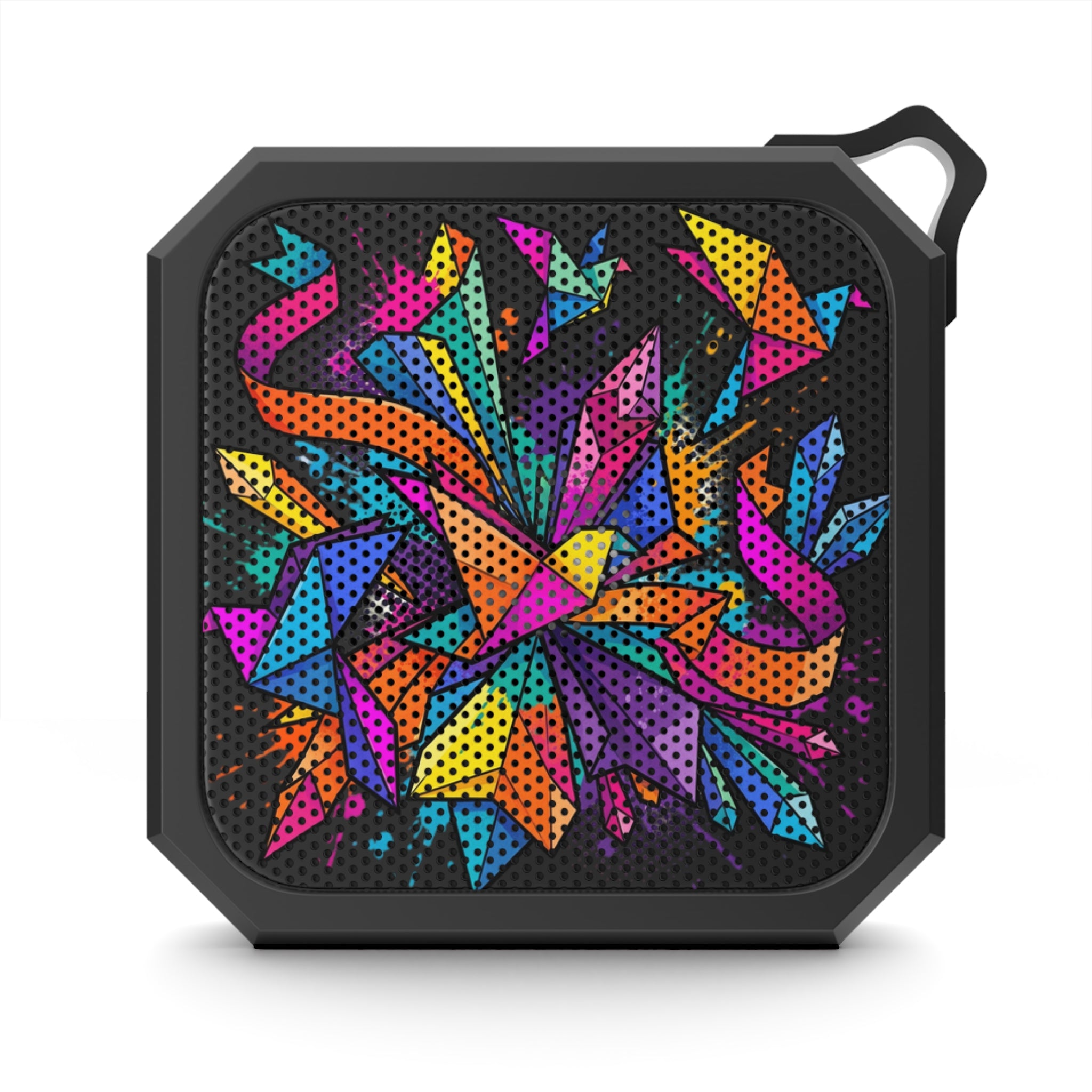 Portable Bluetooth Speaker — Colorful Origami Burst Outdoor Speaker